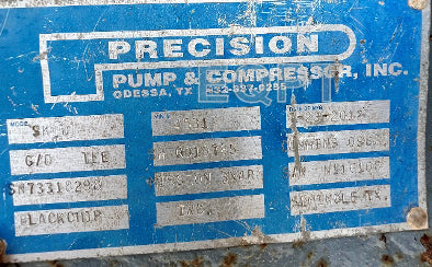 (SOLD) 2012 Tee Skidded Pump
